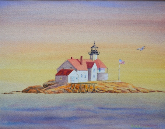 Cuckold's Light at Sundown